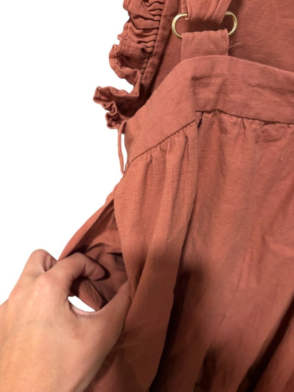 Storia Ruffle Strap Jumpsuit - Picture 6 of 8